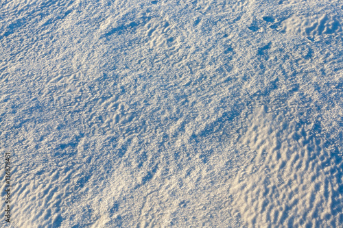 snow covered surface
