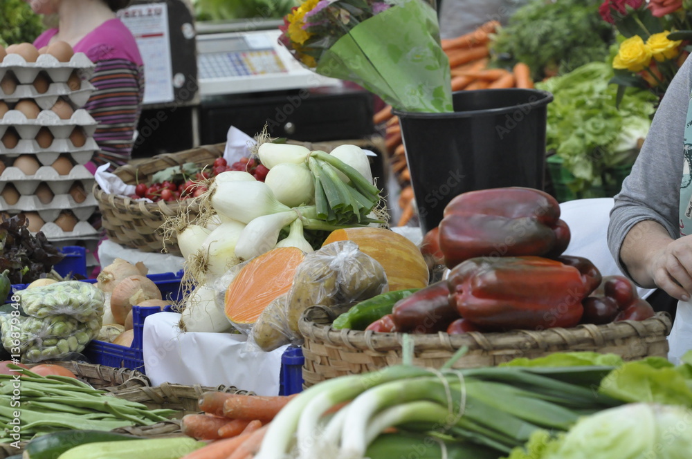 Fototapeta premium Fresh Vegetables, San Sebastian, Spain