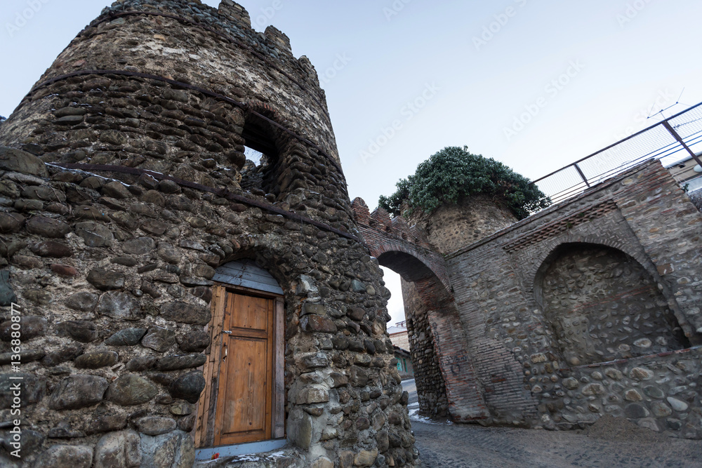 Gate of Signagi Castle. Georgia.