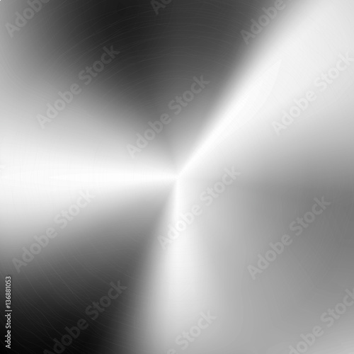 Brushed Metal Sheet  - vector illustration