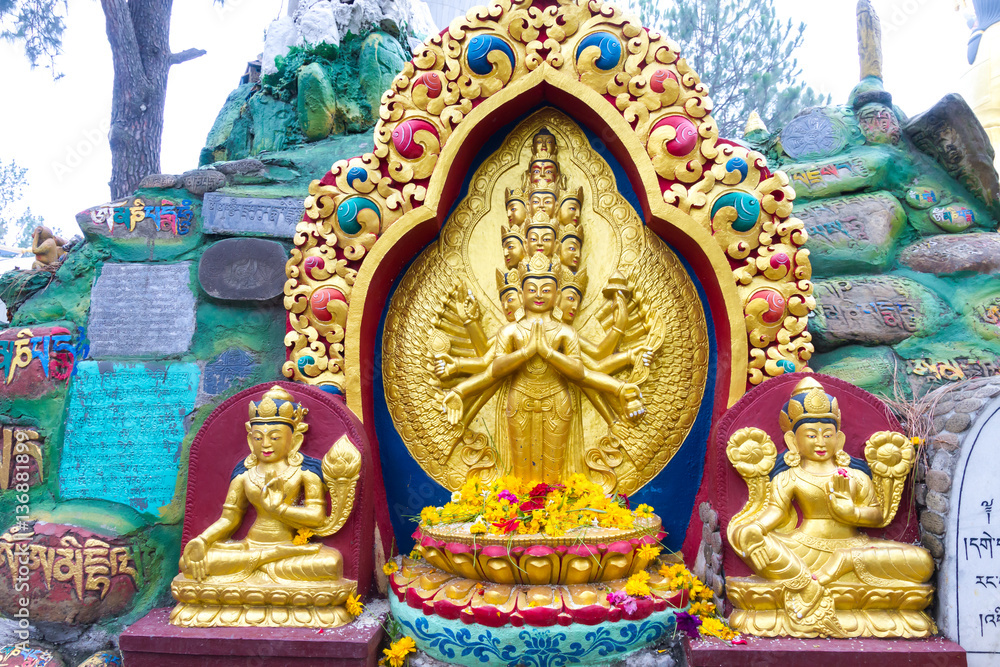 Obraz premium Swayambhunath Stupa,Kathmandu,Nepal