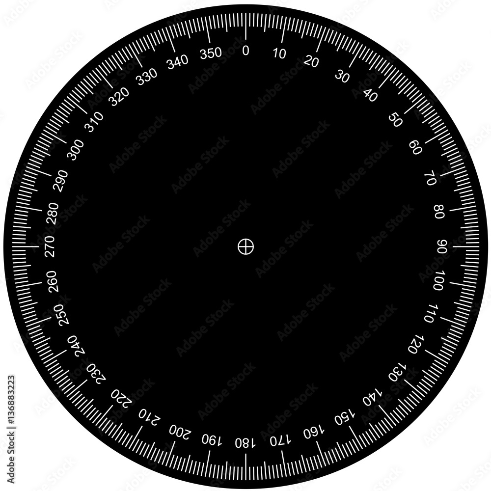 Protractor - Actual Size Graduation vector
Protractor - Actual Size Graduation vector