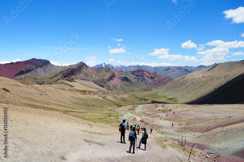 trekking to rainbow mountain at peru 3