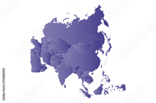 map violet asia