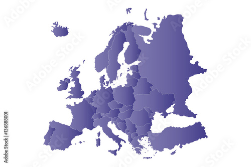 map violet europe