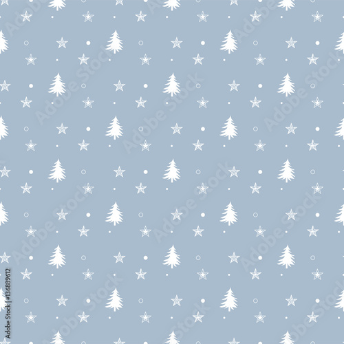 blue sky X-mas pattern for background papper