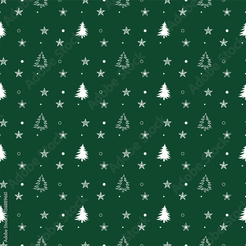 Green X-mas pattern for background papper