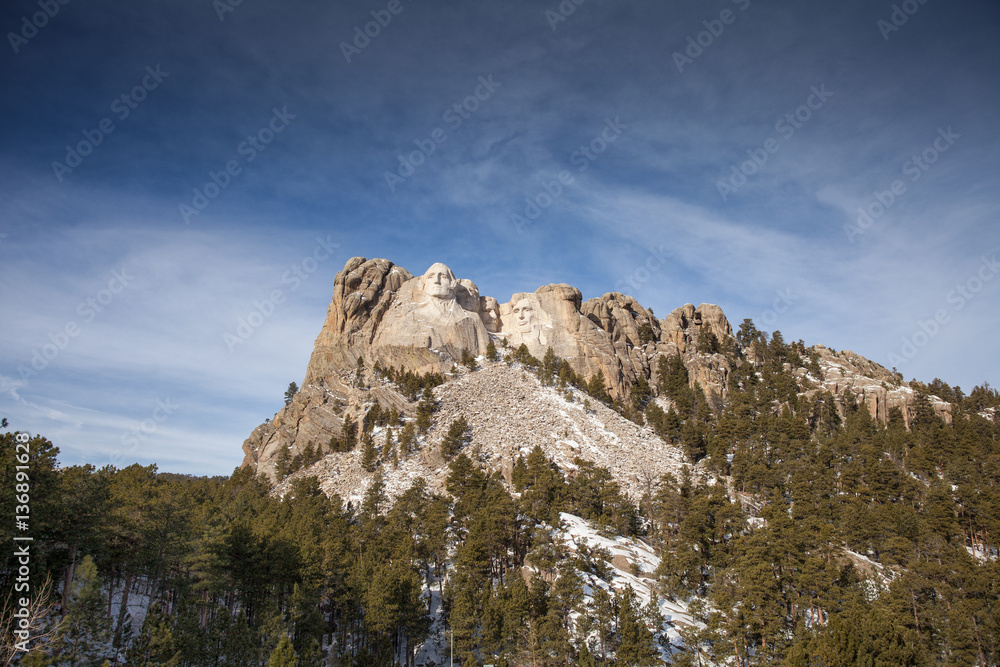 Mount Rushmore National Monument in South Dakota, USA