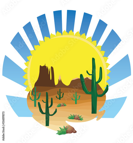 desert western scene