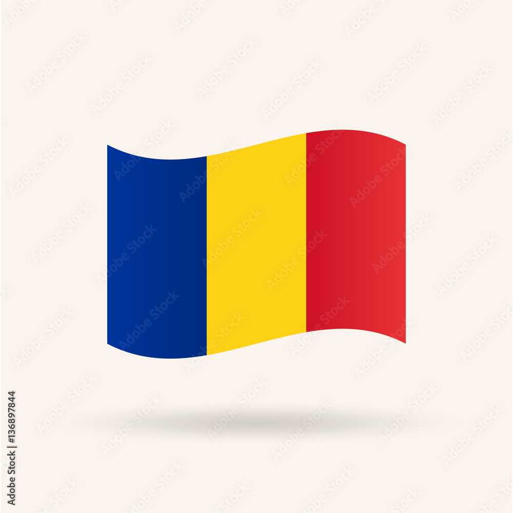 Obraz premium Romania flag
