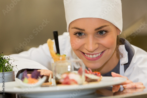 chef preparing snack