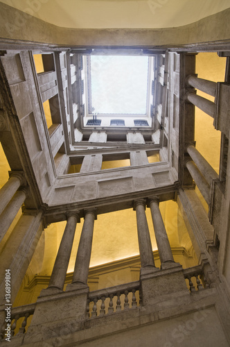 Bernini's stairs at Palazzo Barberini