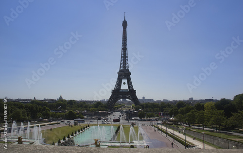 The Eiffel Tower in Paris . Summer © julsop