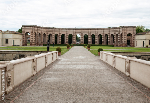 Obraz na plátně Palazzo Te in Mantua is a major tourist attraction