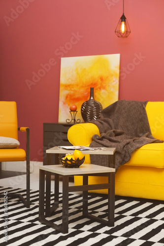 Modern living room interior...