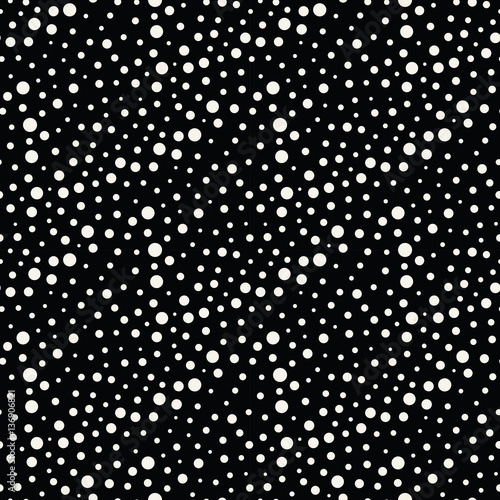abstract geometric black and white vector dots pattern