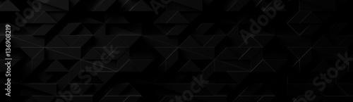 Extra Dark Wide Futuristic Background (Site head)