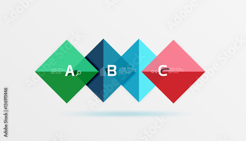 Free Download Geometric square and triangle template - GFXLoad