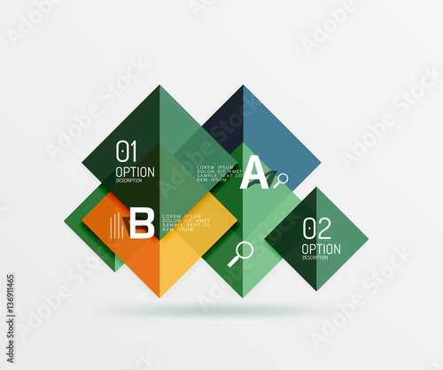 Free Download Geometric square and triangle template - GFXLoad