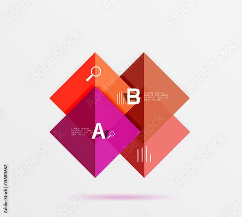 Free Download Geometric square and triangle template - GFXLoad