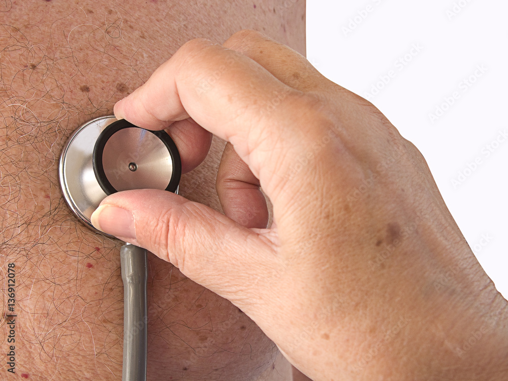 Fototapeta premium Measuring the blood pressure. Isolation