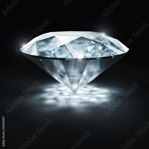 sparkling diamond,black background reflections. luxury,treasure,wealth