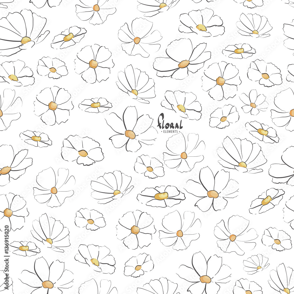 Beautiful floral seamless Beautiful floral seamless