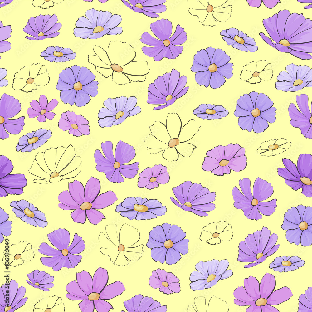 Beautiful floral seamless Beautiful floral seamless