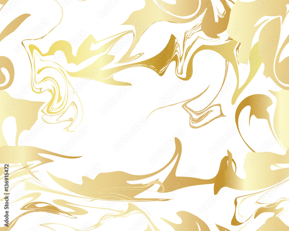 Obraz premium Marble Gold texture seamless pattern