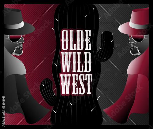 Olde Wild West Gunslinger Poster