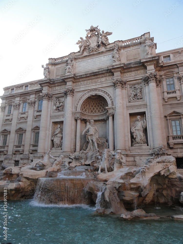 Trevi Fountain / Fontana De Trevi - Rome, Italy