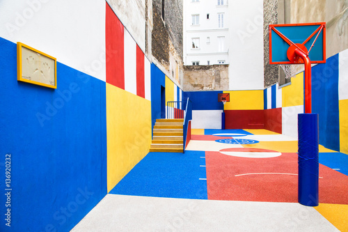 Pigalle's basketball court in Paris