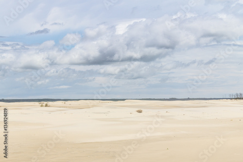 Dunes in the Tavares beach