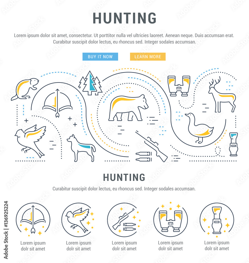 Website Banner and Landing Page Hunting Website Banner and Landing Page Hunting