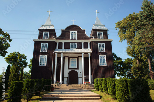 Wooden Church of the Divine Providence in Antazave, Zarasai dist photo