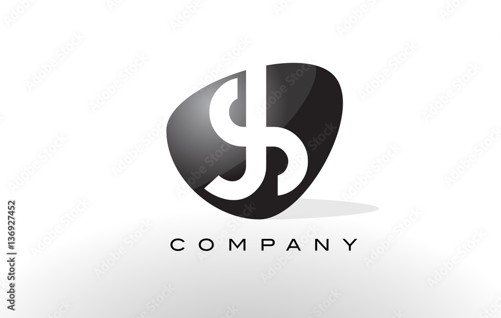 SJ Logo. Letter Design Vector. SJ Logo. Letter Design Vector.