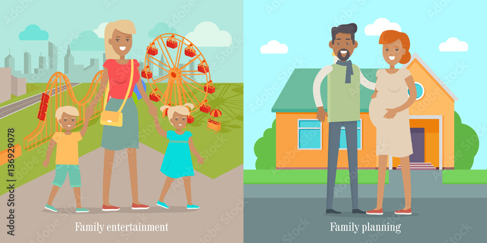 Family Entertainment and Panning Social Banners Family Entertainment and Panning Social Banners