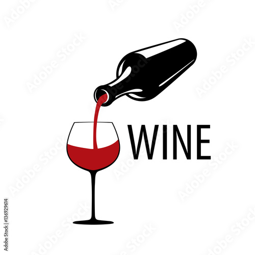 vector logo wine