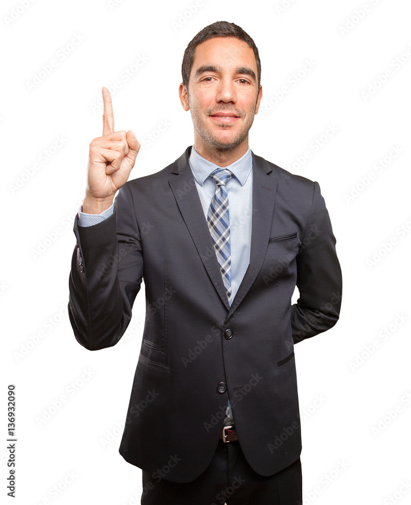 Winner young businessman Winner young businessman