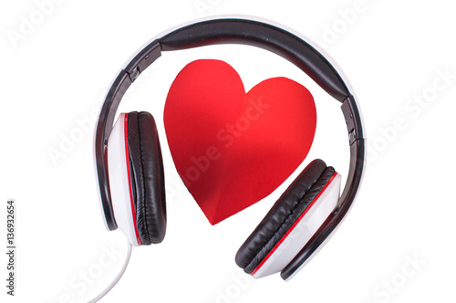 Headphones and heart