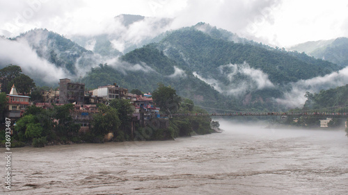 Foto Rishikesh during monsoon