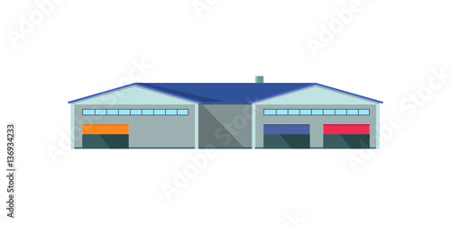 Worldwide Warehouse Deliver. Storehouse Building.