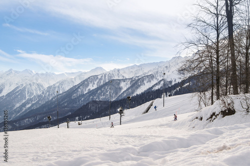 Winter mountain landscape. © German S