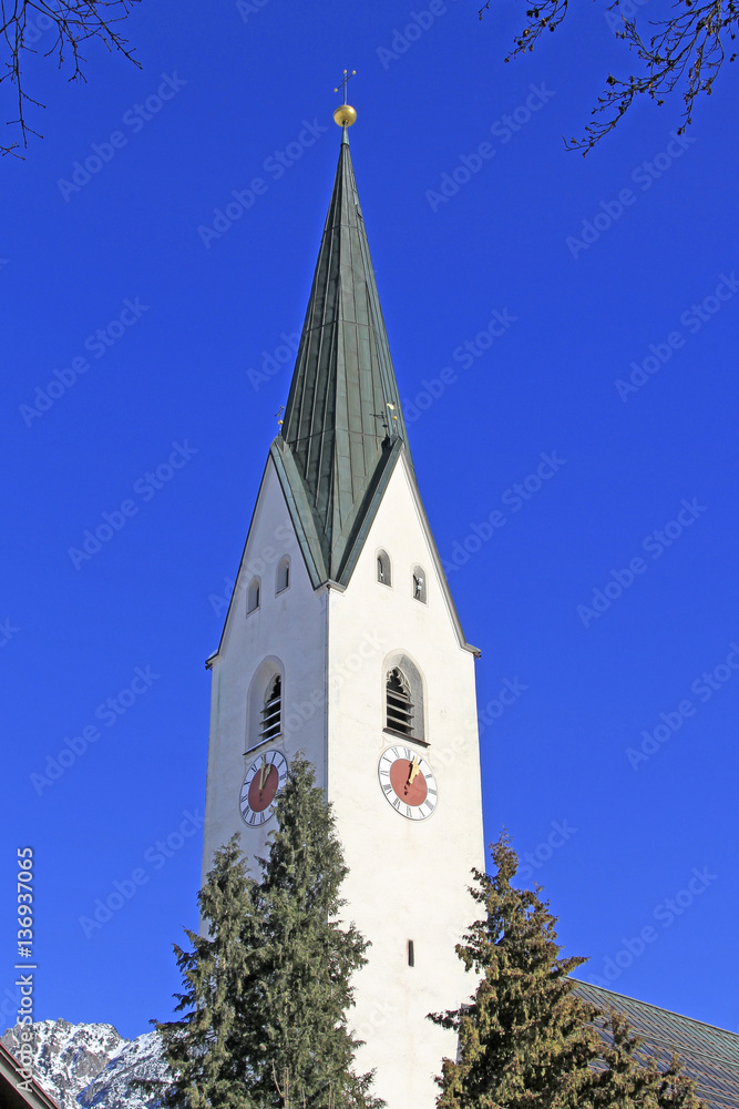Pfarrkirche St. Johannes Baptist in Oberstdorf