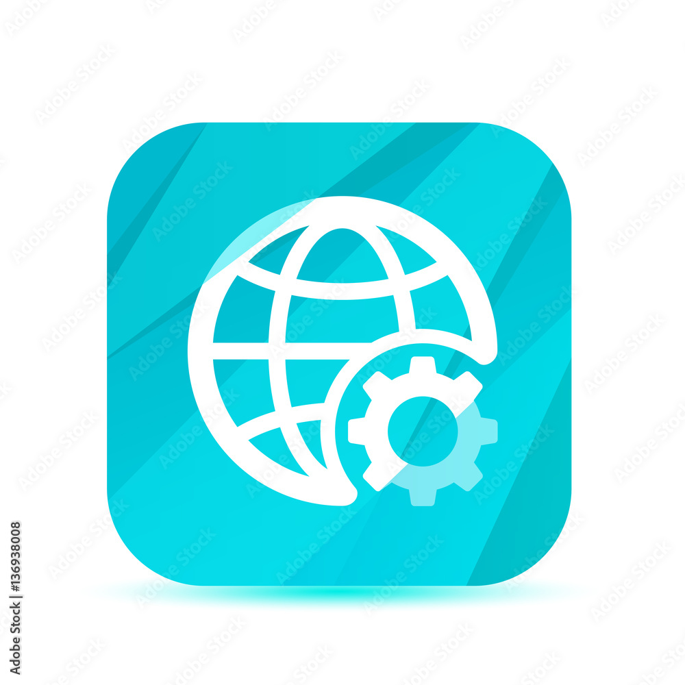 Creative Glass App Icon - Vector Creative Glass App Icon - Vector