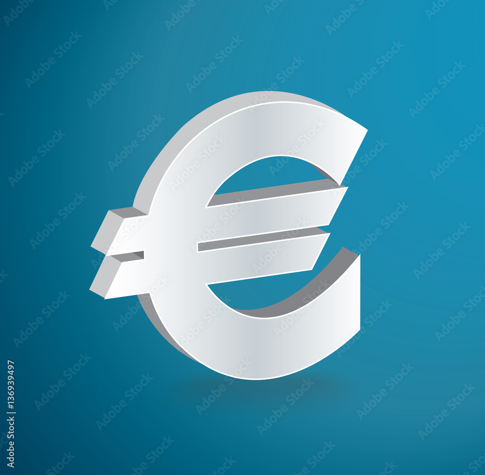 EURO icon symbol vector EURO icon symbol vector