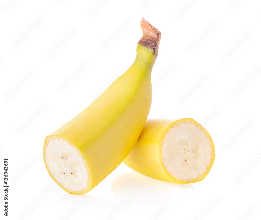 banana isolated on white background banana isolated on white background