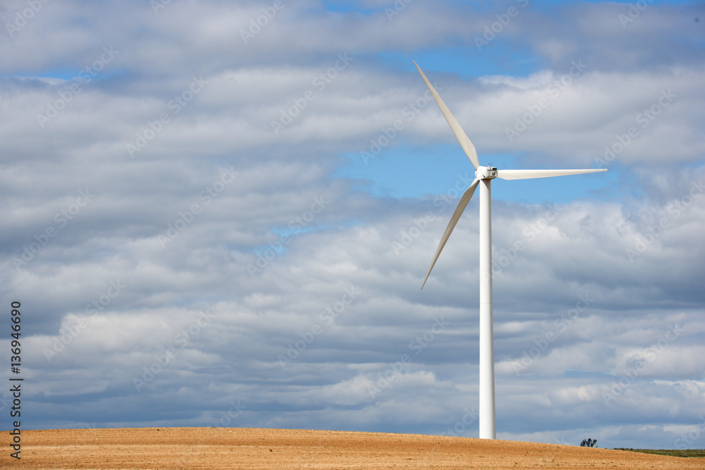 Fototapeta premium Wind energy concept