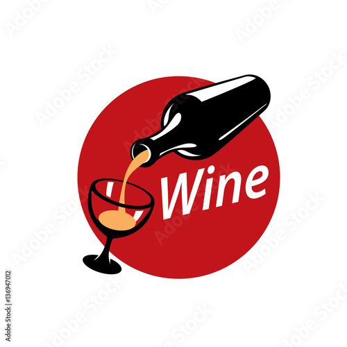vector logo wine