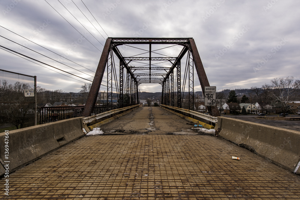 Abandoned, Rusted and Rustic Bridge - Pennsylvania Abandoned, Rusted and Rustic Bridge - Pennsylvania
